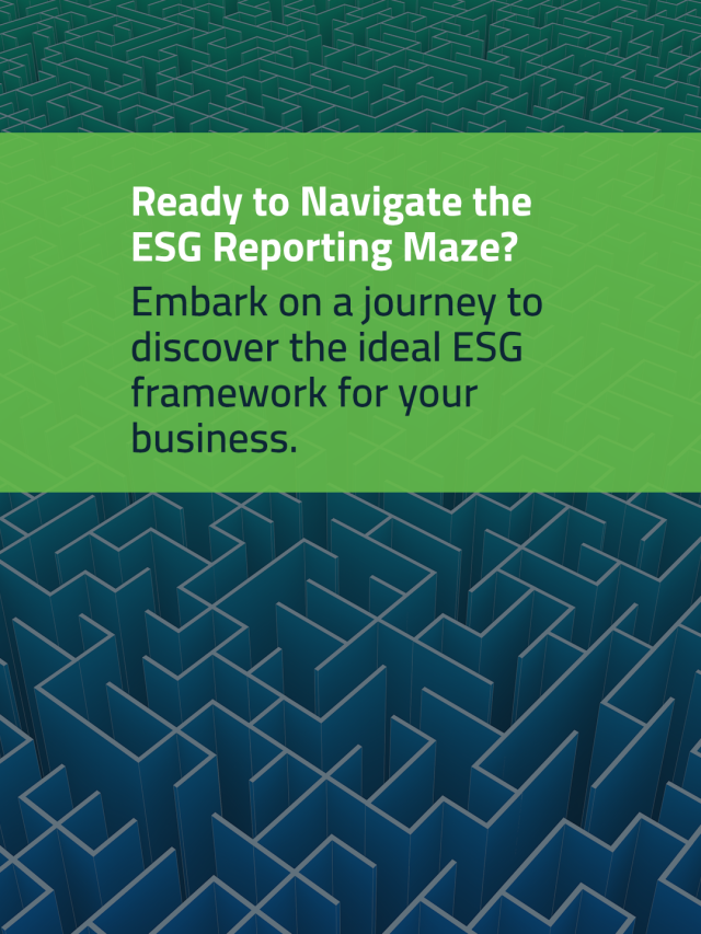 Ready to Navigate the ESG Reporting Maze?