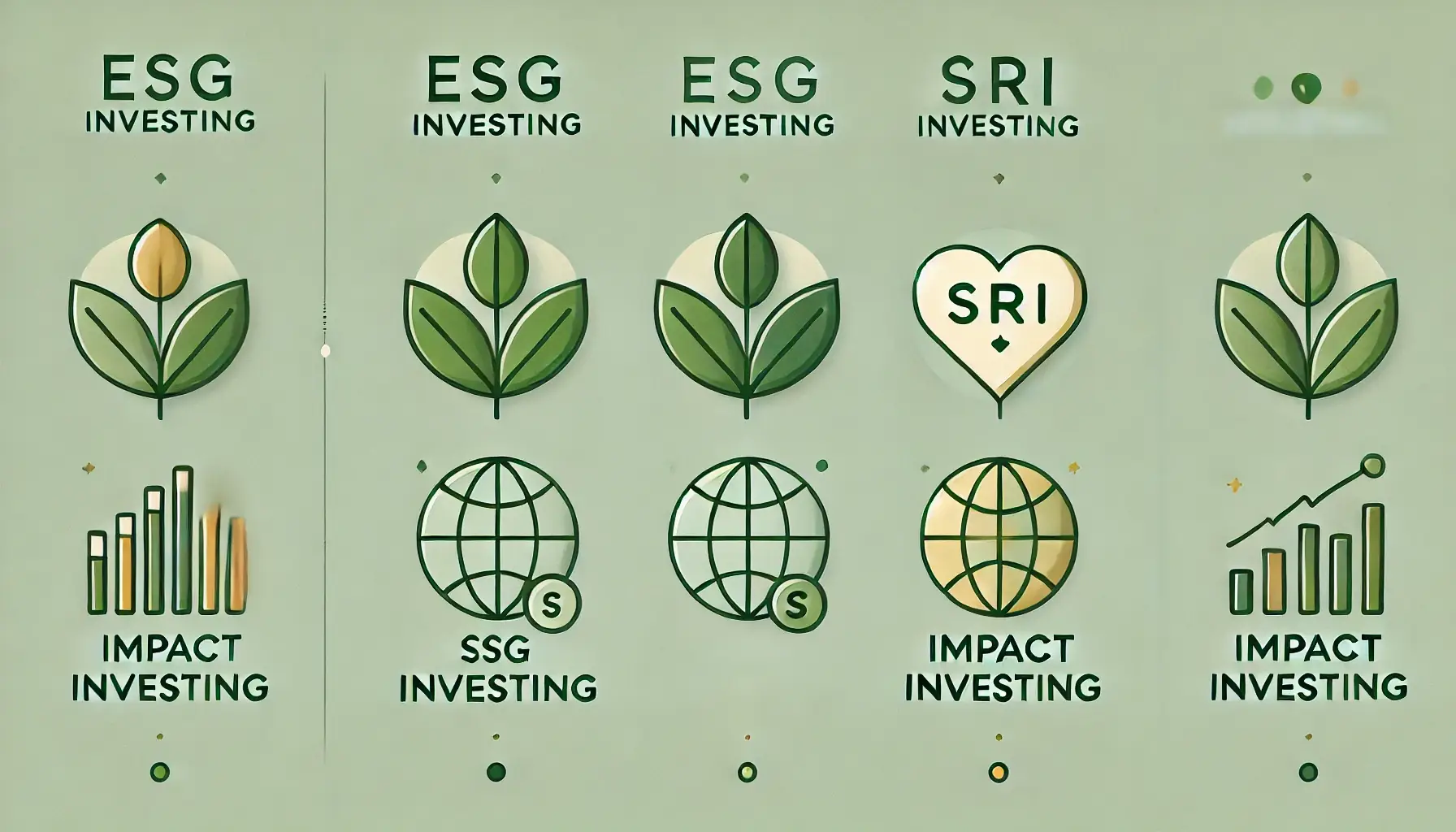 ESG Investing vs SRI vs Impact Investing