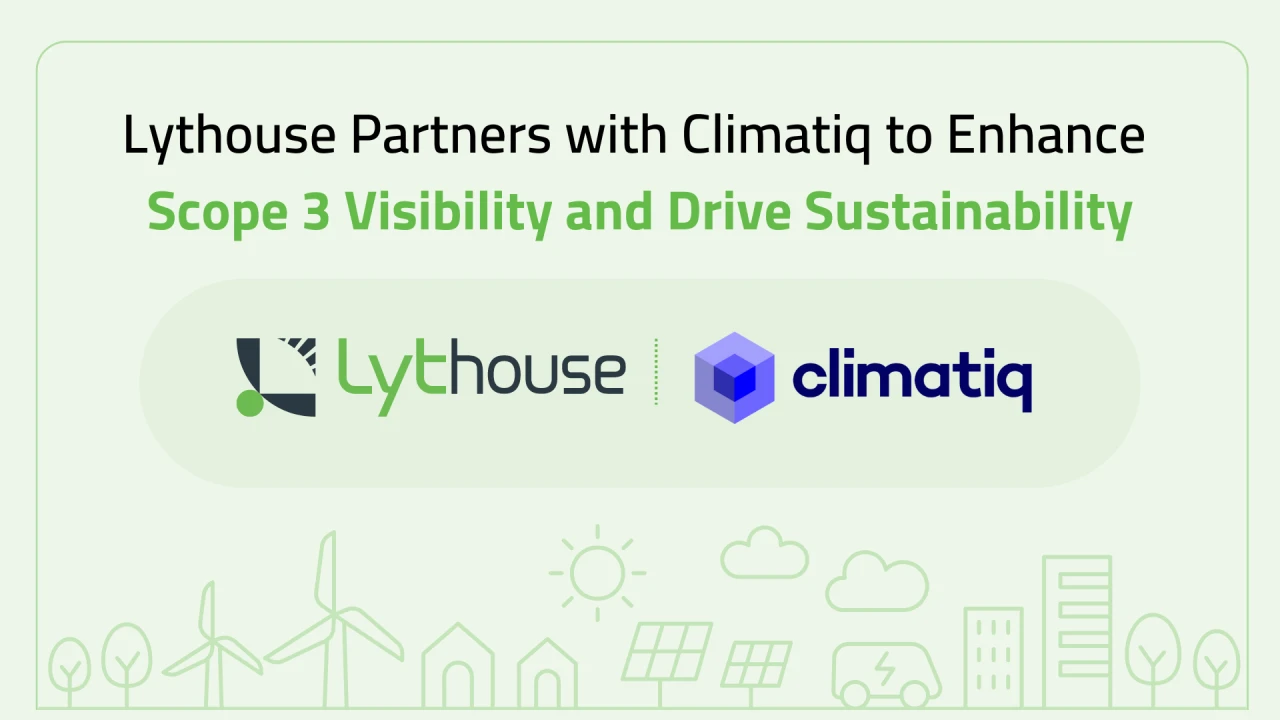 Lythouse Partners with Climatiq to Enhance Scope 3 Visibility and Drive Sustainability